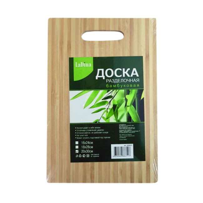 Доска разделочная бамбук 16*24, арт. 100302-1/60