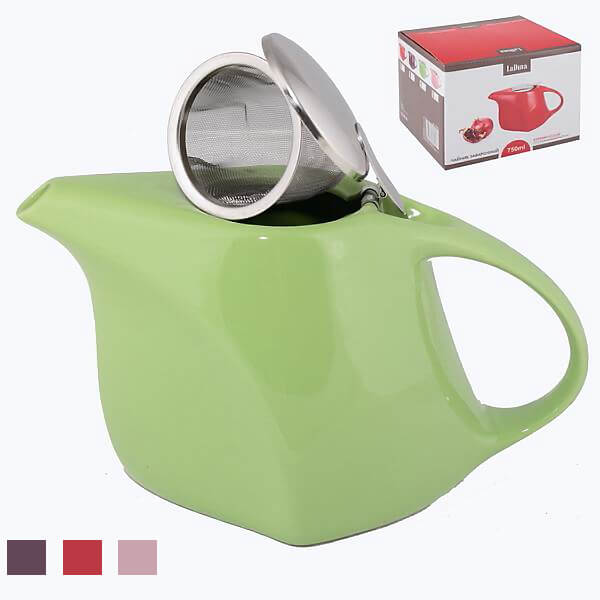 Чайник заварочный керамический со стальным фильтром 750ml арт 12700/16