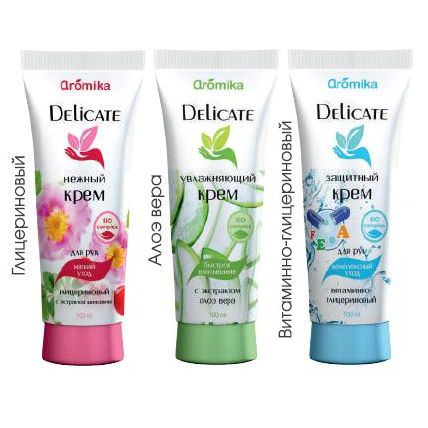 "АРОМИКА" Крем серия Delicate 100мл Алоэ вера 2400/32