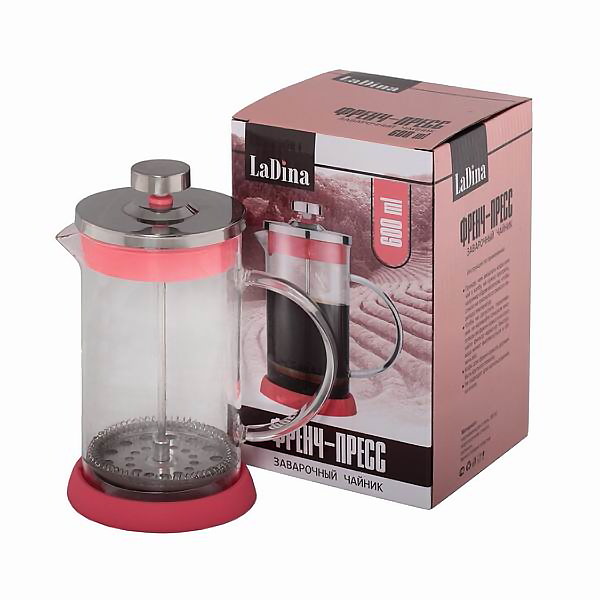 Френч пресс заварочный чайник 600 ml артикул 80006/30