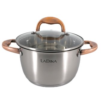 Кастрюля из нержавеющей стали MONICA 24см 5,5л 66024/4