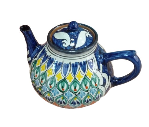 Чайник керам, 2000 мл, узор, арт 80206-14/16