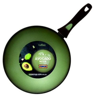 Вок AVOCADO алюминиевый с антипригарным керамическим покрытием Д28см 72028/6