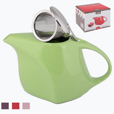 Чайник заварочный керамический со стальным фильтром 750ml арт 12700/16