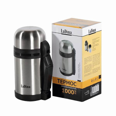 Термос металл "LaDina" 1000мл 777000-2/12
