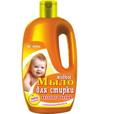 Жидкое мыло для СТИРКИ 1000мл Детское Пятновыводитель 4568/10