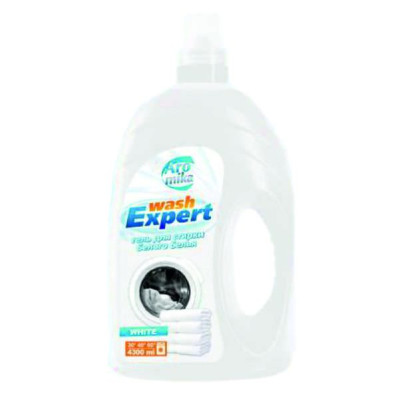 "WashExpert" Гель для стирки белого белья 4300мл WHITE 4305/4