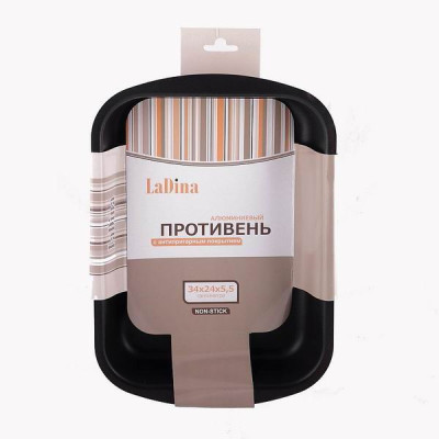 Противень с антипригарным покрытием 34*24*5,5см  №51234