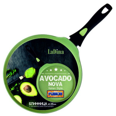 Блинница AVOCADO алюминиевая с антипригарным керамическим покрытием Д26см 75026/6