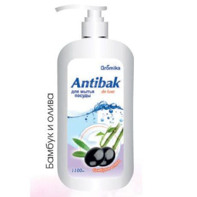 "ANTIBAK de LUXE" 1100мл д/посуды Бамбук и Олива 1977/12