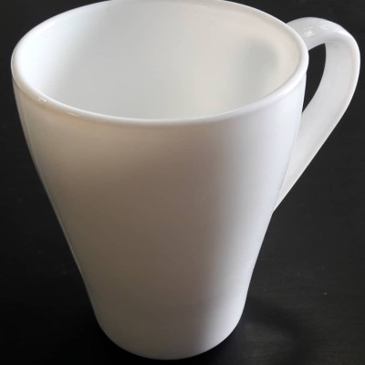 Кружка стеклокерамическая 350ml № mc350t(белая)/48