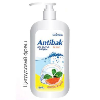 "ANTIBAK de LUXE" 1100мл д/посуды Цитрусовый фреш доз. 1984/12